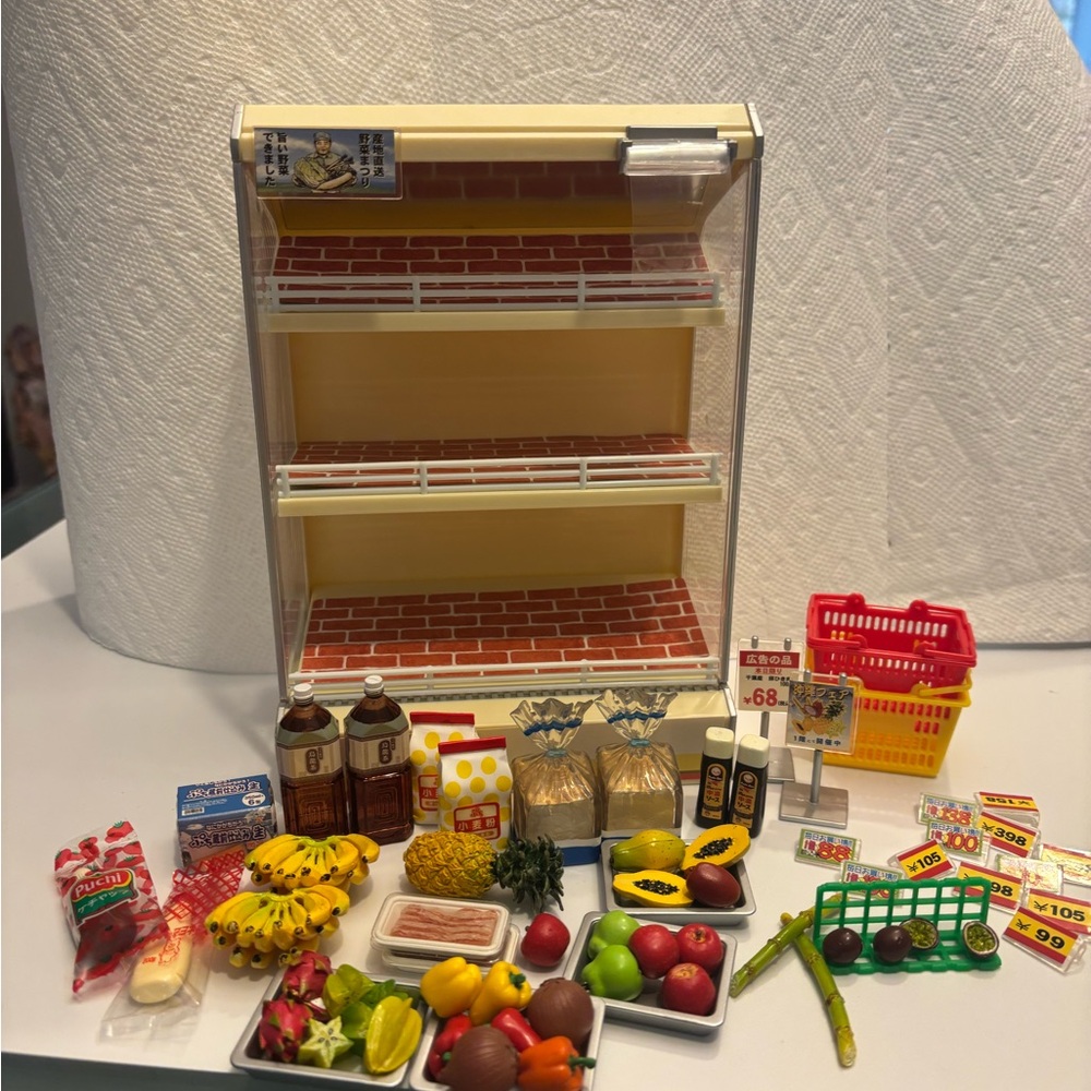 Miniature Grocery Store Playset